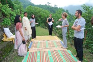 yoga meditation spirituality at Satvik Sadan